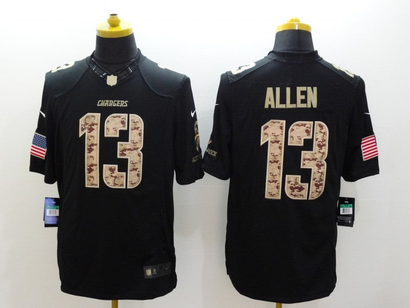 Men’s Los Angeles Chargers Keenan Allen #13 Black Jersey