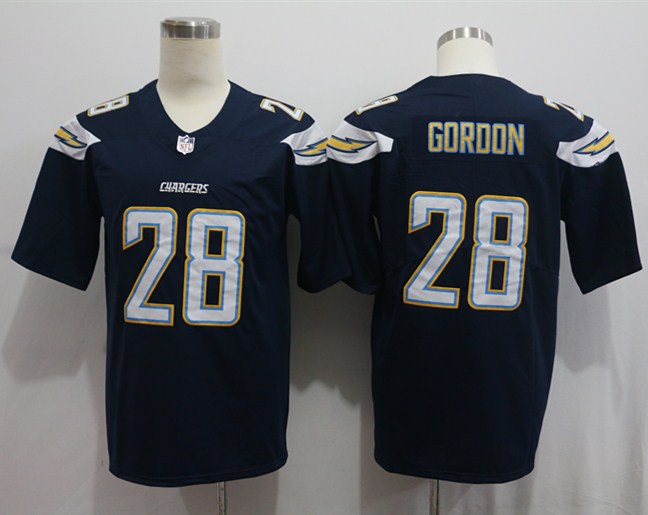 Men’s Los Angeles Chargers Melvin Gordon III #28 Navy Jersey