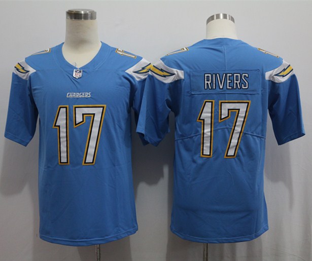 Men’s Los Angeles Chargers Philip Rivers #17 Blue Jersey
