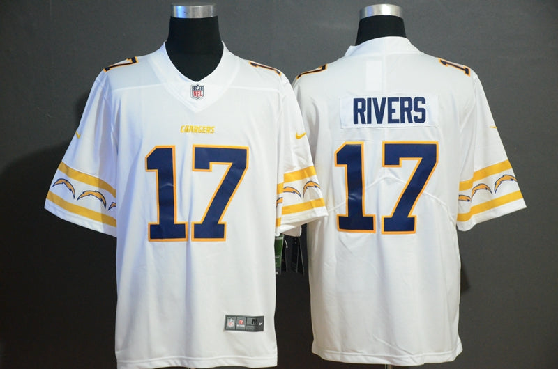 Men’s Los Angeles Chargers Philip Rivers #17 White Jersey