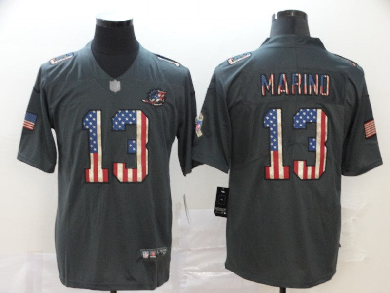 Men’s Miami Dolphins Dan Marino #13 Black Alternate Jersey