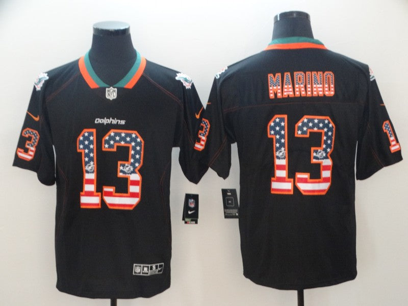 Men’s Miami Dolphins Dan Marino #13 Black Jersey