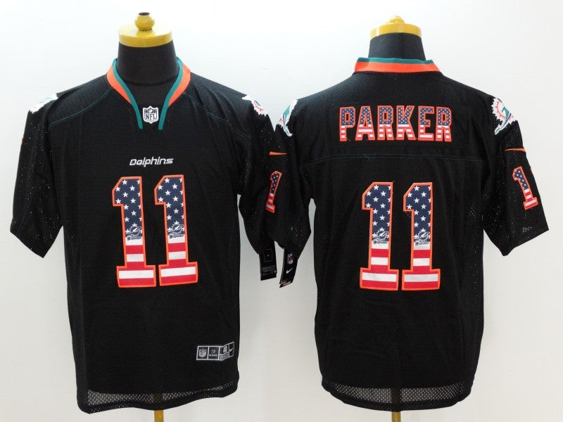 Men’s Miami Dolphins DeVante Parker #11 Black Jersey