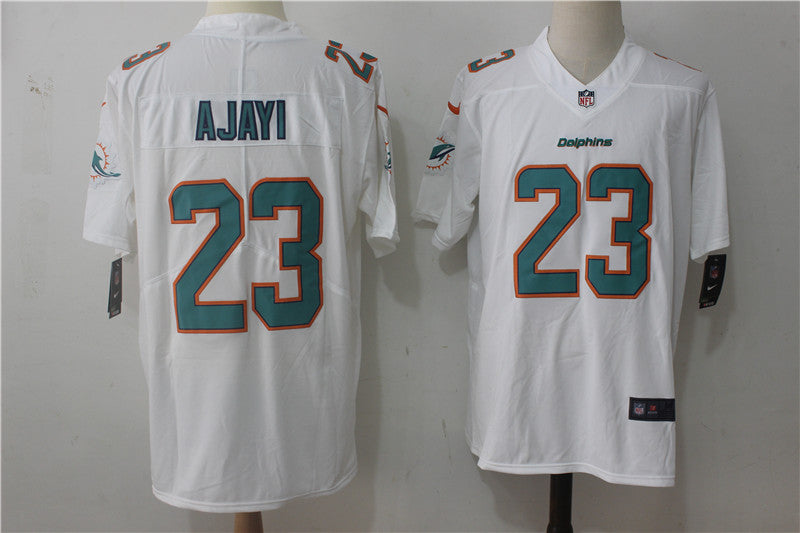 Men’s Miami Dolphins Jay Ajayi #23 White Jersey