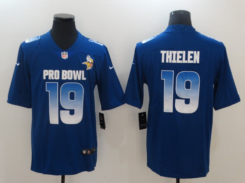 Men’s Minnesota Vikings Adam Thielen #19 Blue Jersey