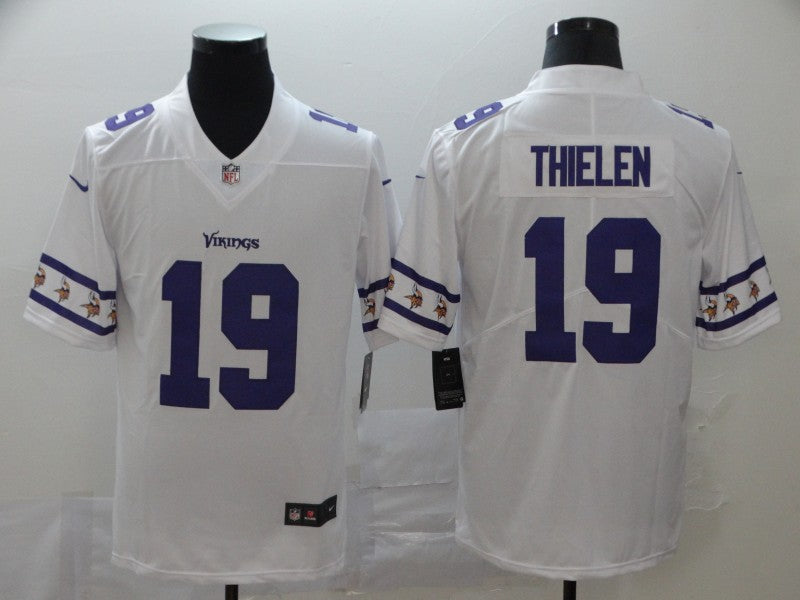 Men’s Minnesota Vikings Adam Thielen #19 White Jersey