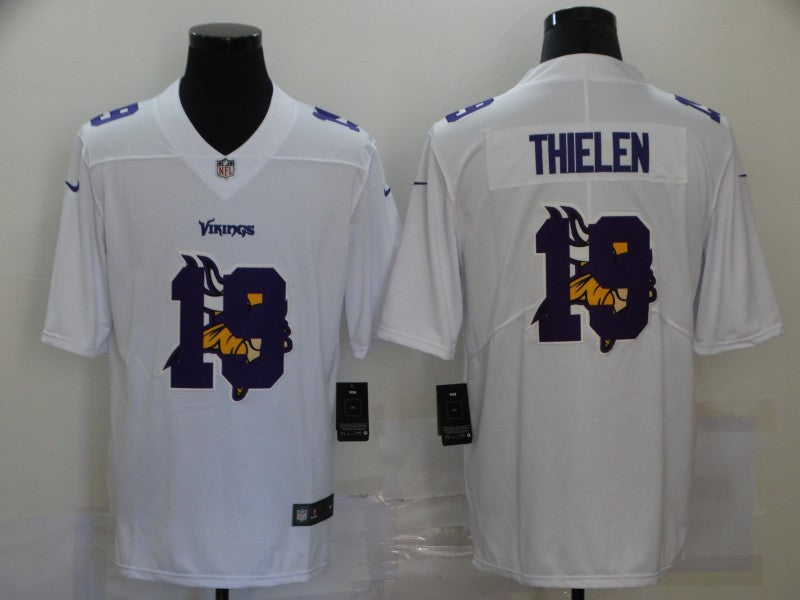 Men’s Minnesota Vikings Adam Thielen #19 White Jersey