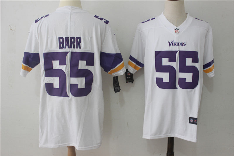 Men’s Minnesota Vikings Anthony Barr #55 White Jersey