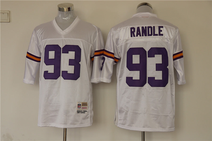 Men’s Minnesota Vikings John Randle Mitchell & Ness White Legacy Jersey