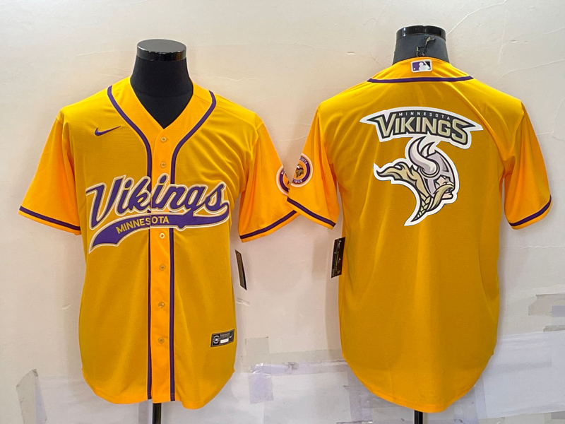 Men’s Minnesota Vikings Yellow Jersey