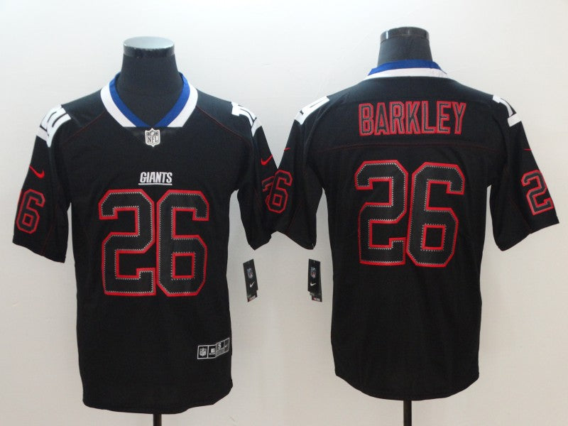 Men’s New York Giants #26 Saquon Barkley Black Alternate Jersey