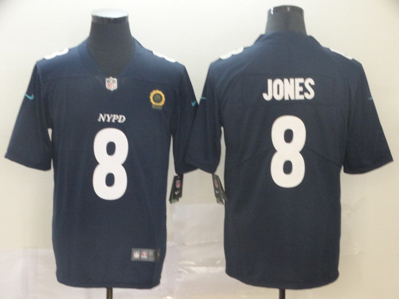 Men’s New York Giants Daniel Jones #8 Navy City Edition Jersey