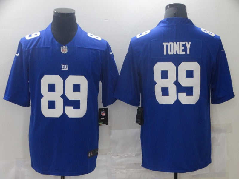 Men’s New York Giants Kadarius Toney #89 Blue Jersey