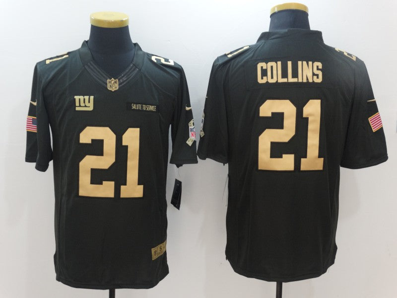 Men’s New York Giants Landon Collins #21 Black Jersey