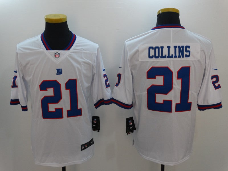 Men’s New York Giants Landon Collins #21 White Jersey
