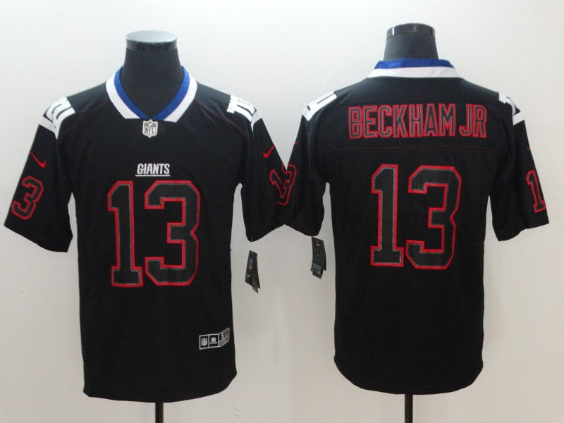 Men’s New York Giants Odell Beckham Jr. #13 Black Alternate Jersey
