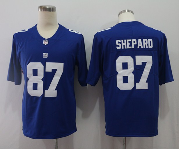 Men’s New York Giants Sterling Shepard #87 Blue Jersey