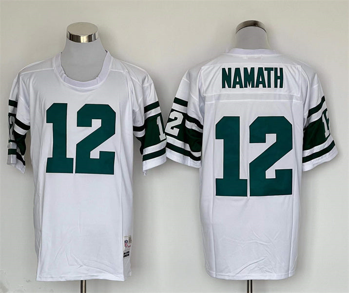 Men’s New York Jets Joe Namath Mitchell & Ness White Legacy Jersey