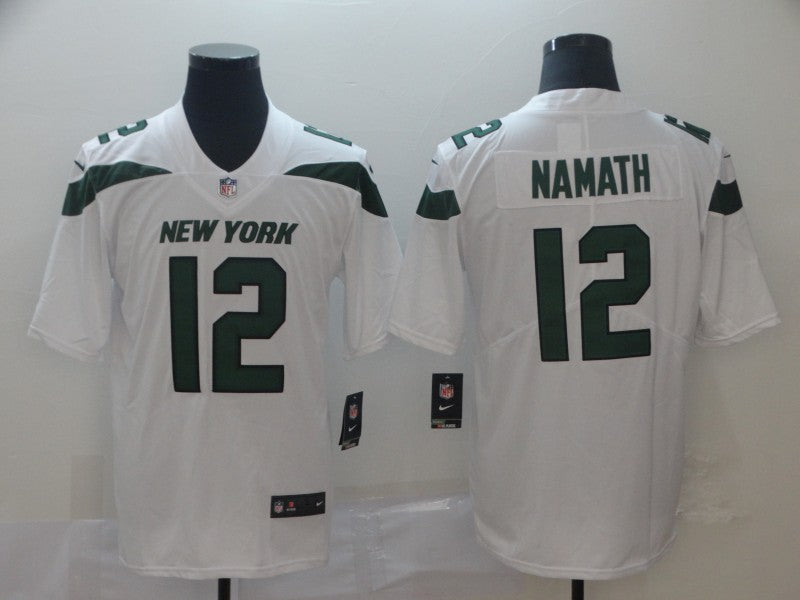 Men’s New York Jets Joe Namath White Jersey