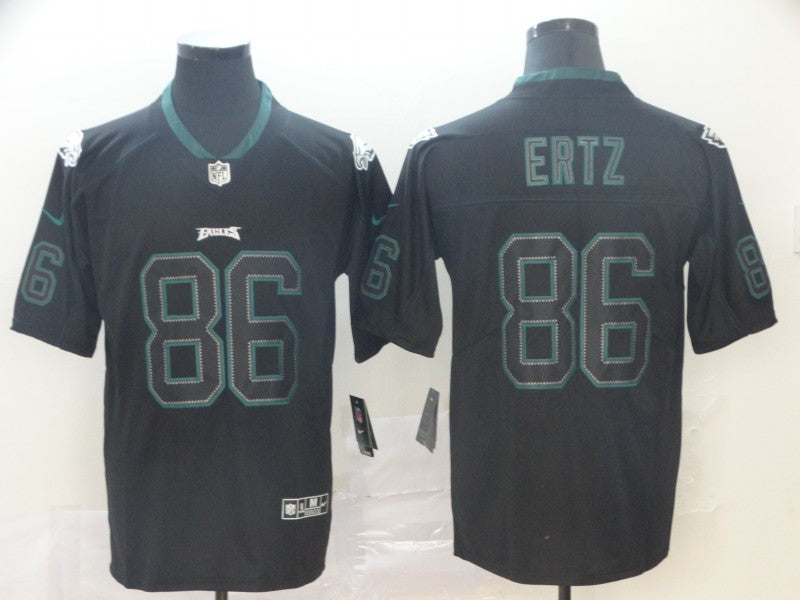 Men’s Philadelphia Eagles #86 Zach Ertz Black Jersey