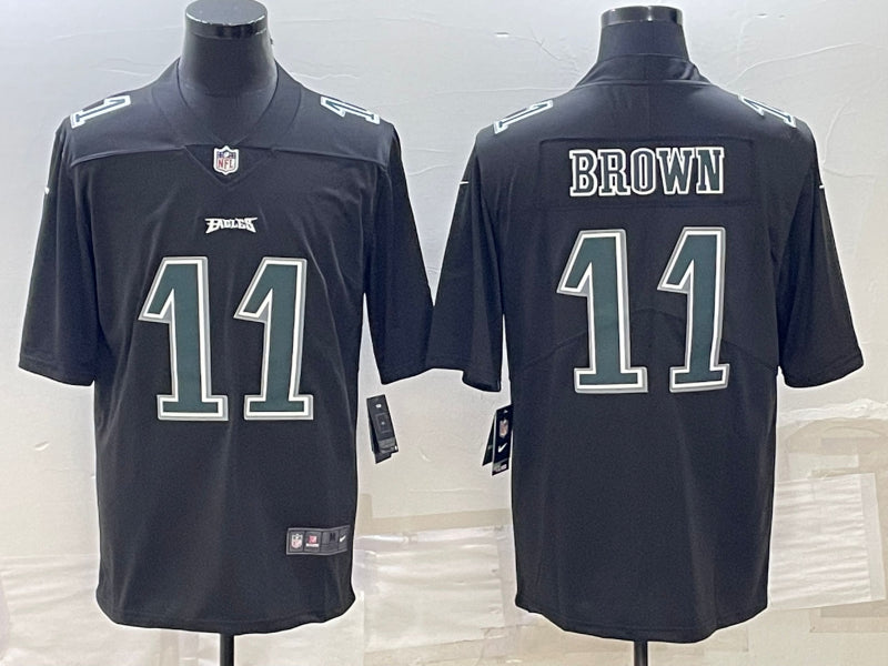 Men’s Philadelphia Eagles A.J. Brown #11 Black Jersey