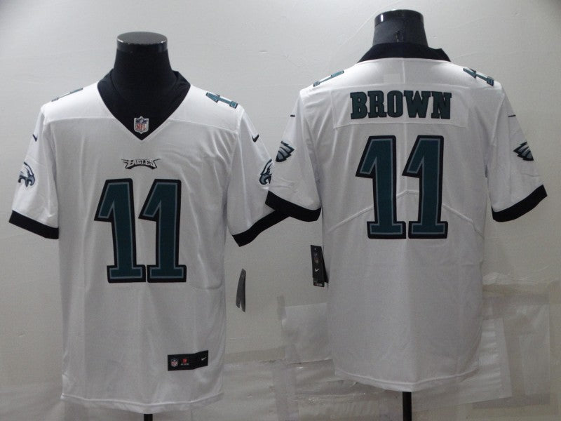 Men’s Philadelphia Eagles A.J. Brown #11 White Jersey