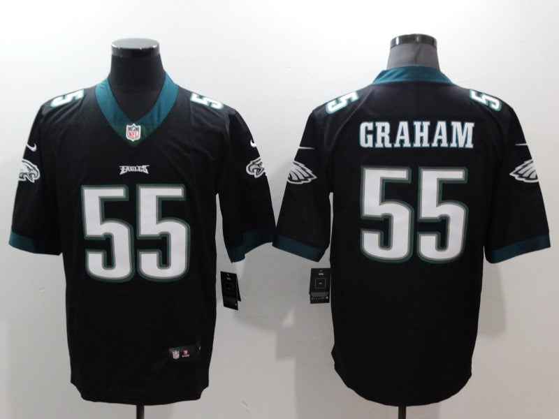 Men’s Philadelphia Eagles Brandon Graham #55 Black Jersey