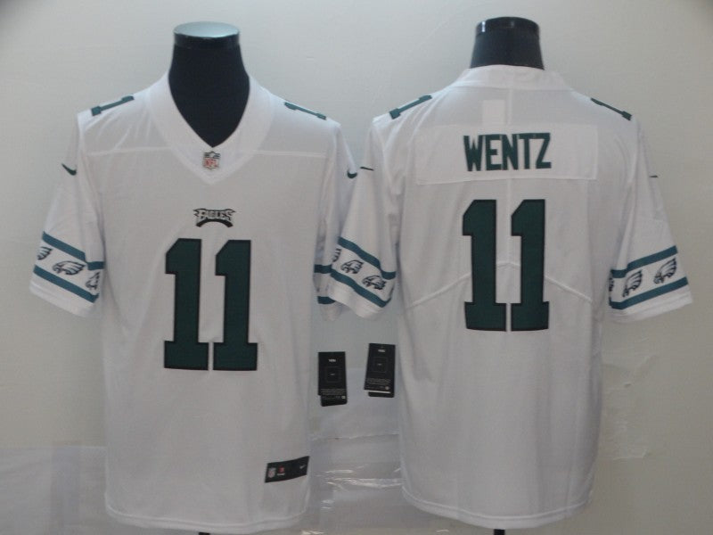 Men’s Philadelphia Eagles Carson Wentz #11 White Jersey