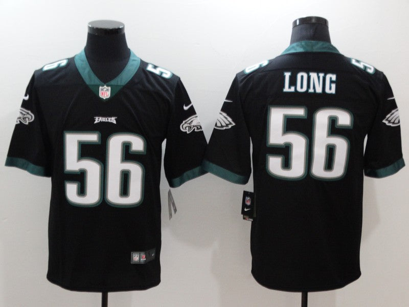 Men’s Philadelphia Eagles Chris Long #56 Black Jersey