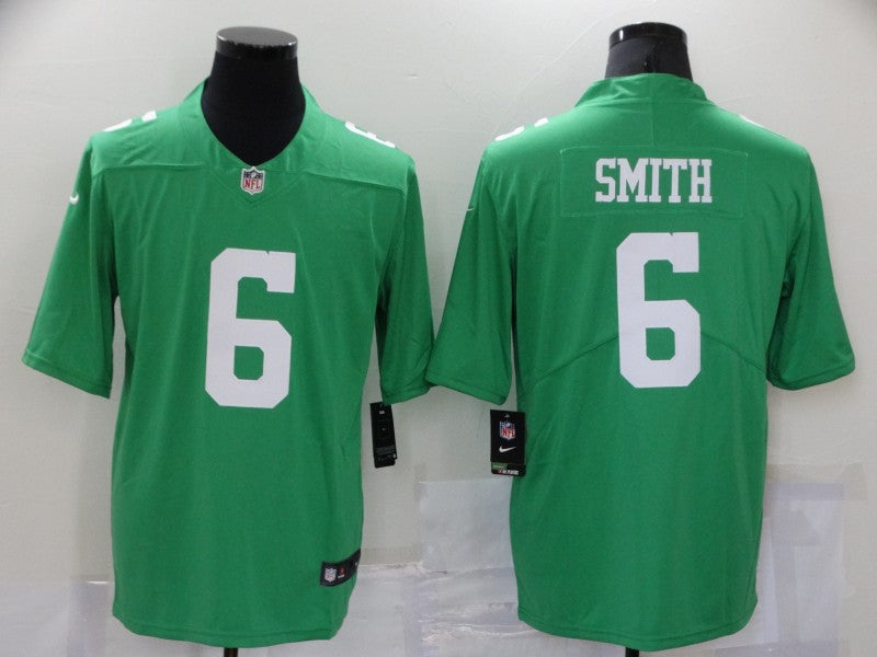 Men’s Philadelphia Eagles DeVonta Smith #6 Green Jersey