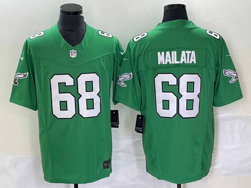 Men’s Philadelphia Eagles Jordan Mailata #68 Kelly Green Jersey