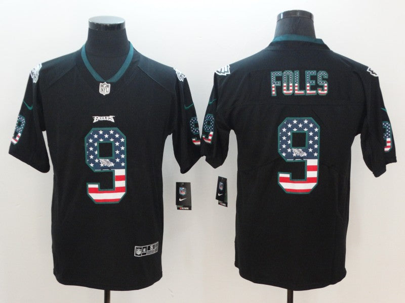 Men’s Philadelphia Eagles Nick Foles #9 Black Team Jersey