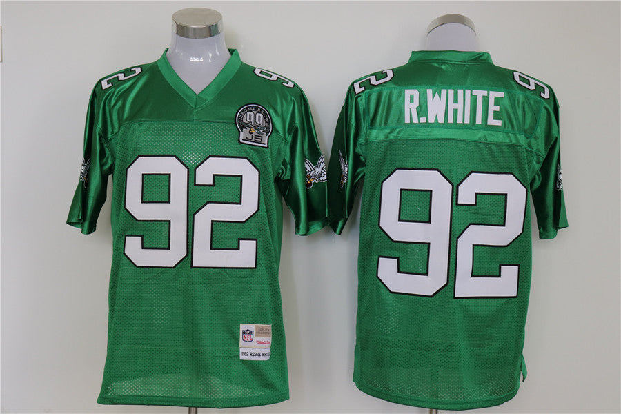 Men’s Philadelphia Eagles Reggie White Mitchell & Ness Kelly Green Legacy Jersey