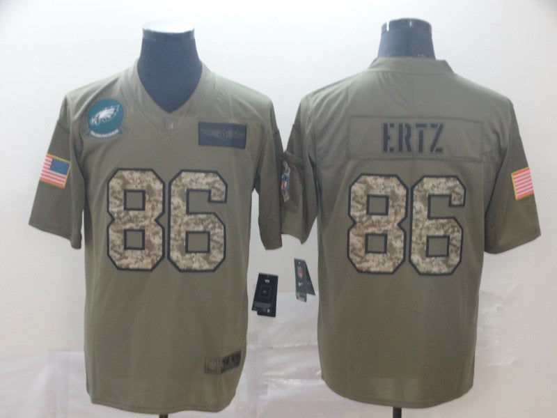 Men’s Philadelphia Eagles Zach Ertz #86 Brown Team Jersey
