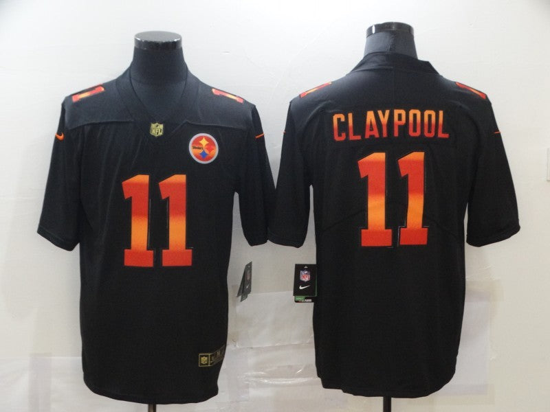 Men’s Pittsburgh Steelers #11 Chase Claypool Black Jersey