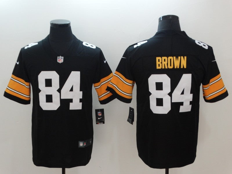 Men’s Pittsburgh Steelers Antonio Brown #84 Black Jersey