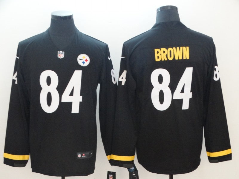 Men’s Pittsburgh Steelers Antonio Brown #84 Black Jersey