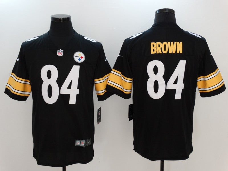 Men’s Pittsburgh Steelers Antonio Brown #84 Black Jersey