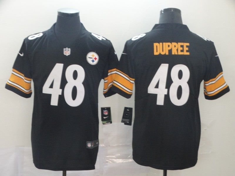 Men’s Pittsburgh Steelers Bud Dupree #48 Black Jersey