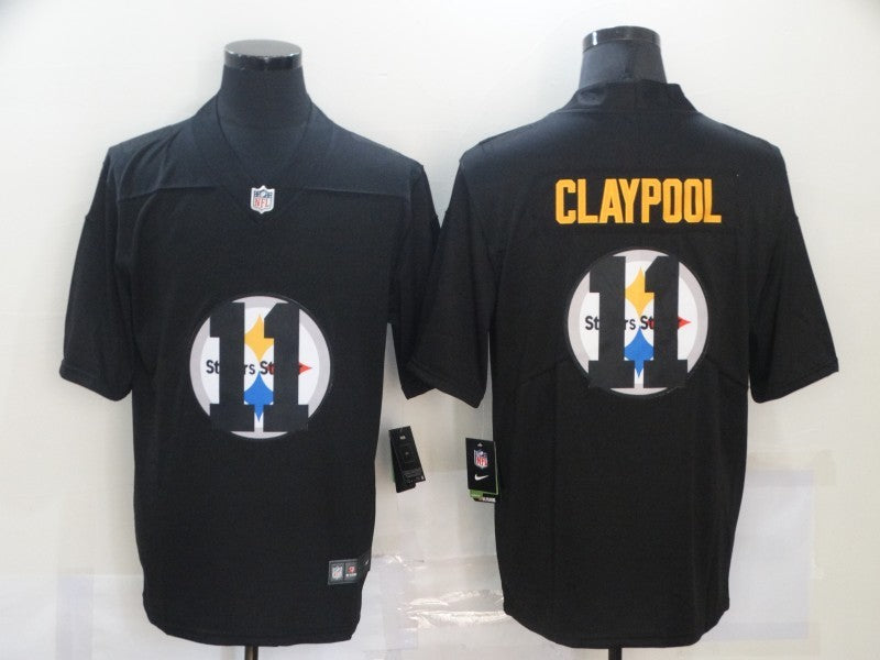 Men’s Pittsburgh Steelers Chase Claypool #11 Black Authentic Jersey