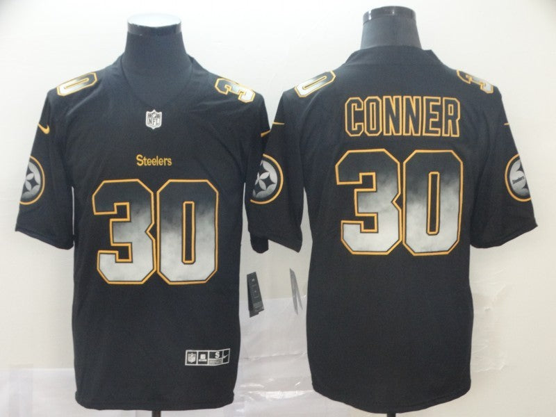 Men’s Pittsburgh Steelers James Conner #30 Black Alternate Jersey