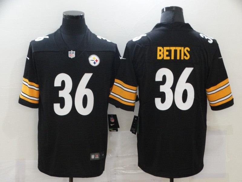 Men’s Pittsburgh Steelers Jerome Bettis #36 Black Jersey
