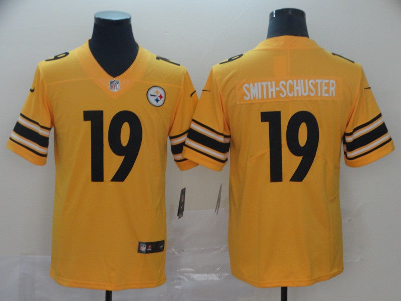 Men’s Pittsburgh Steelers JuJu Smith-Schuster #19 Gold Inverted Team Jersey