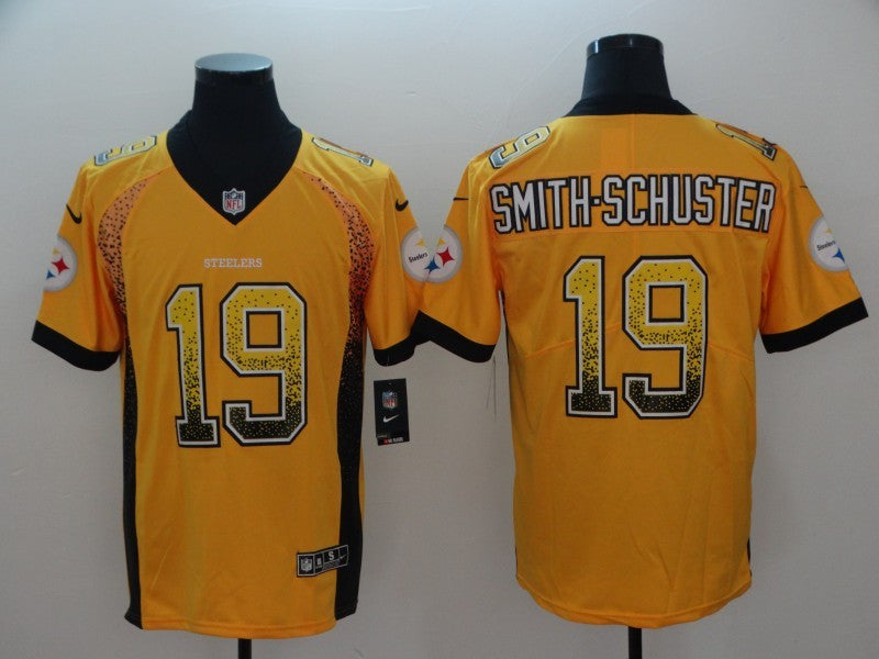 Men’s Pittsburgh Steelers JuJu Smith-Schuster #19 Gold Jersey