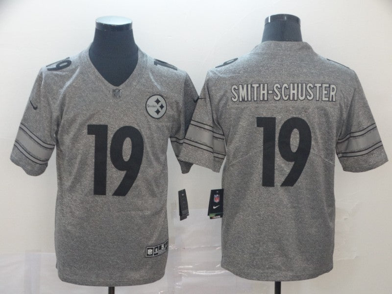 Men’s Pittsburgh Steelers JuJu Smith-Schuster #19 Gray Alternate Jersey