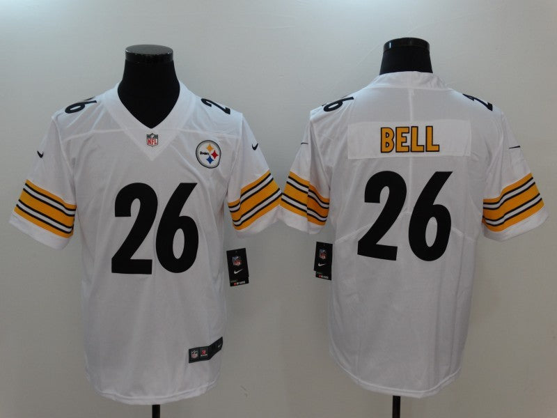 Men’s Pittsburgh Steelers LeVeon Bell #26 White Jersey