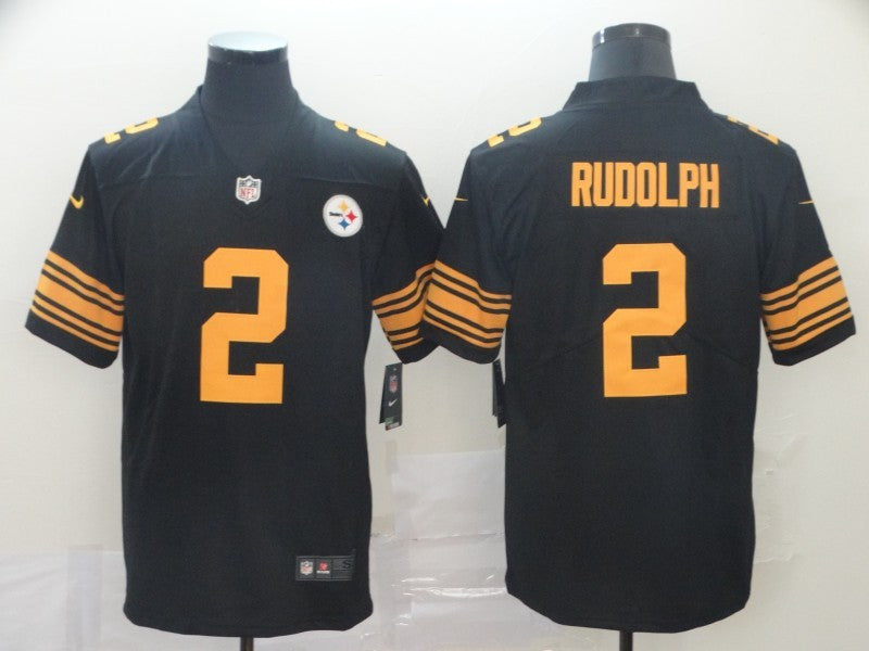 Men’s Pittsburgh Steelers Mason Rudolph #2 Black Alternate Legend Jersey