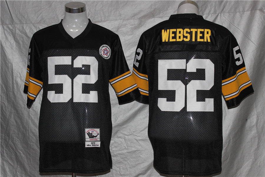 Men’s Pittsburgh Steelers Mike Webster Mitchell & Ness Black Legacy Jersey