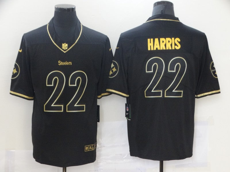 Men’s Pittsburgh Steelers Najee Harris #22 Black Jersey