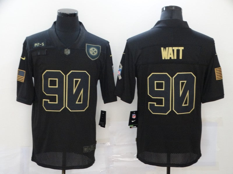 Men’s Pittsburgh Steelers T.J. Watt Black Jersey